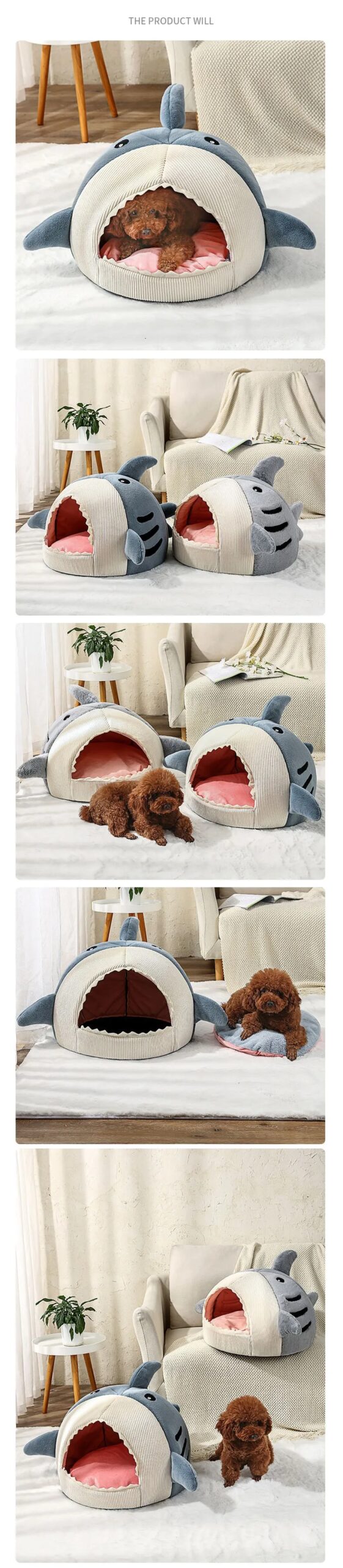 Cat Bed Dog Bed Dog Bed Dog Kennel Winter Net Red Warm Semi-closed Shark Cat Nest Mat Pet Supplies Cat House Cat Bed Dog Bed Dog Bed Dog Kennel Winter Net Red Warm Semi-closed Shark Cat Nest Mat Pet Supplies Cat House