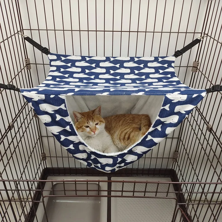 Cat Bed Dog Bed Dog Bed Dog Kennel Winter Net Red Warm Semi-closed Shark Cat Nest Mat Pet Supplies Cat House