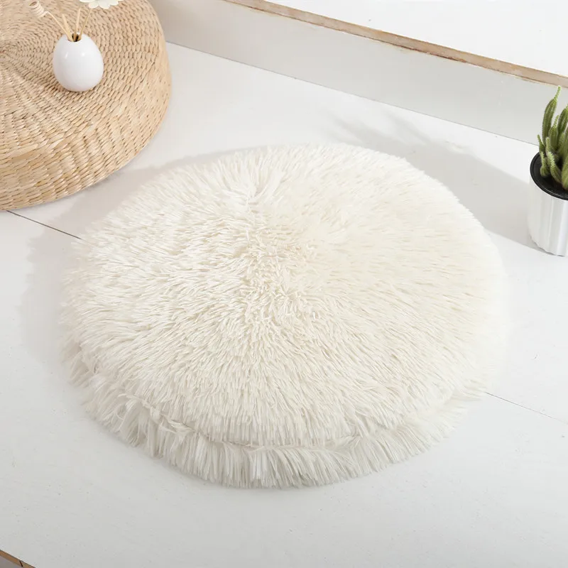 Plush Cat Bed Mats Round Pet Bed for Cats Small Dogs Soft Fleece Pet Sleeping Mat Kitten Puppy Nest Pet Cushion Cat Sleeping Bed Plush Cat Bed Mats Round Pet Bed for Cats Small Dogs Soft Fleece Pet Sleeping Mat Kitten Puppy Nest Pet Cushion Cat Sleeping Bed