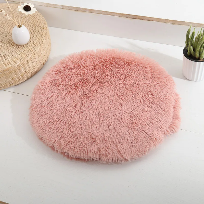 Plush Cat Bed Mats Round Pet Bed for Cats Small Dogs Soft Fleece Pet Sleeping Mat Kitten Puppy Nest Pet Cushion Cat Sleeping Bed Plush Cat Bed Mats Round Pet Bed for Cats Small Dogs Soft Fleece Pet Sleeping Mat Kitten Puppy Nest Pet Cushion Cat Sleeping Bed