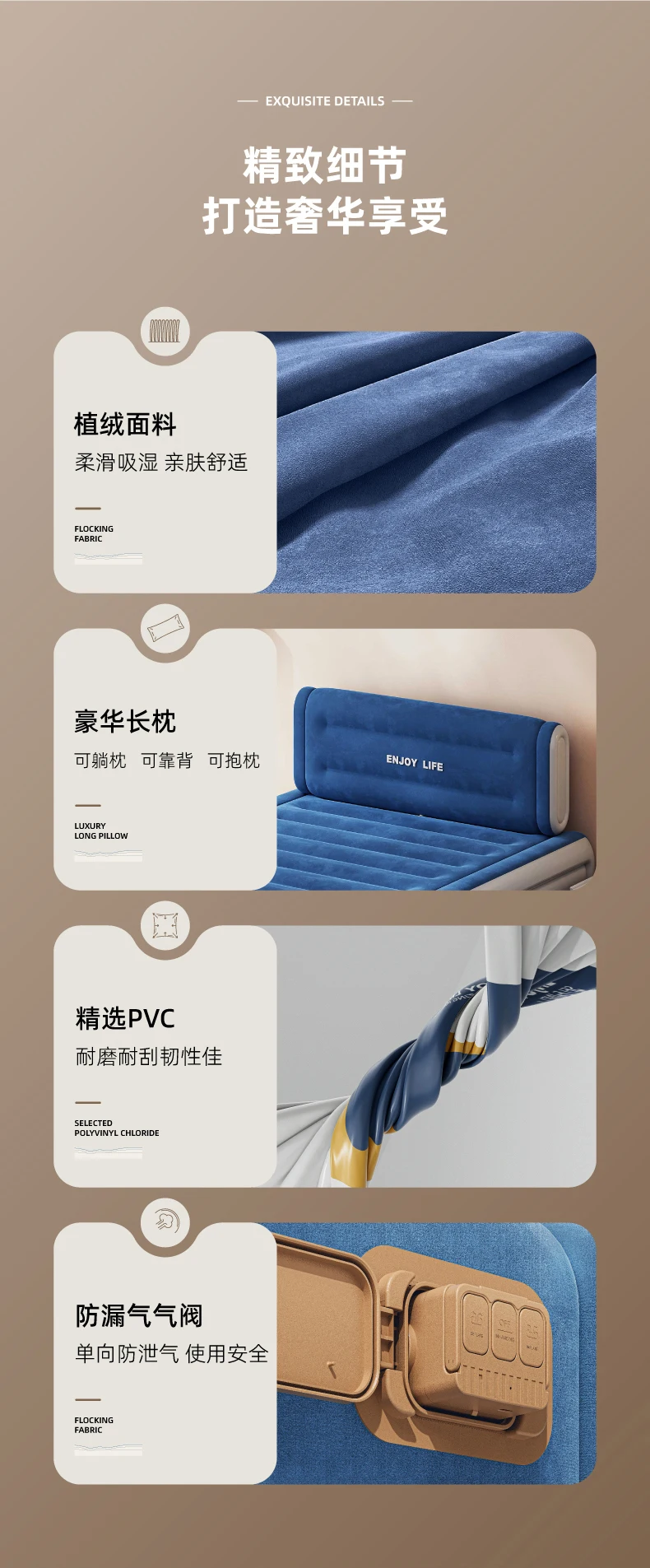 Double King Size Bed Inflatable Lazy Living Room Camp Princess Cheap Bed Frame Air Dog Safe Cama Individual Furniture For Room