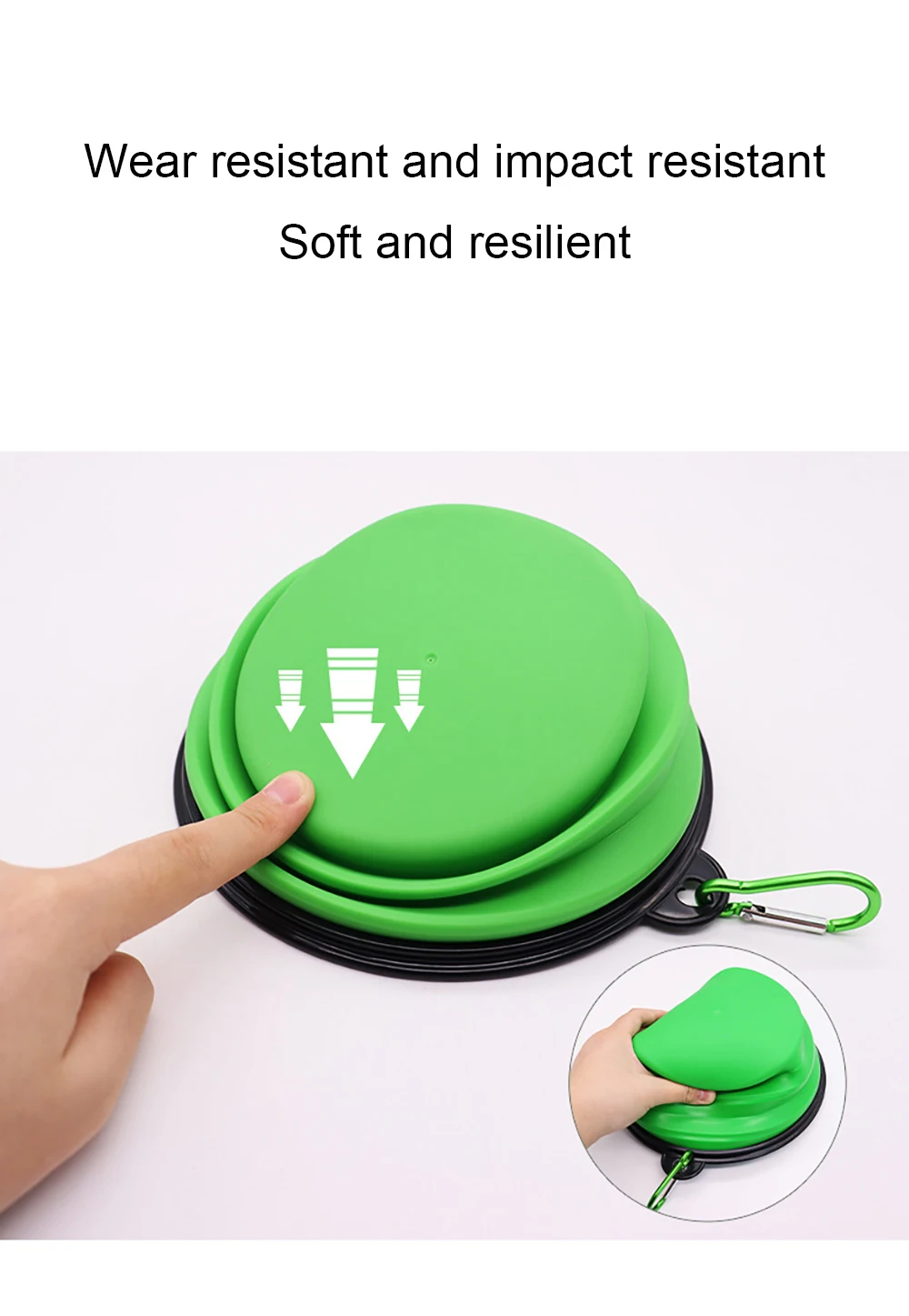 Outdoor Portable Pet Folding Bowl Silicone Dog Feeders with Hanging Hook Cat Dog Bowl Pet Items Dog Food Bowl Mascotas Outdoor Portable Pet Folding Bowl Silicone Dog Feeders with Hanging Hook Cat Dog Bowl Pet Items Dog Food Bowl Mascotas