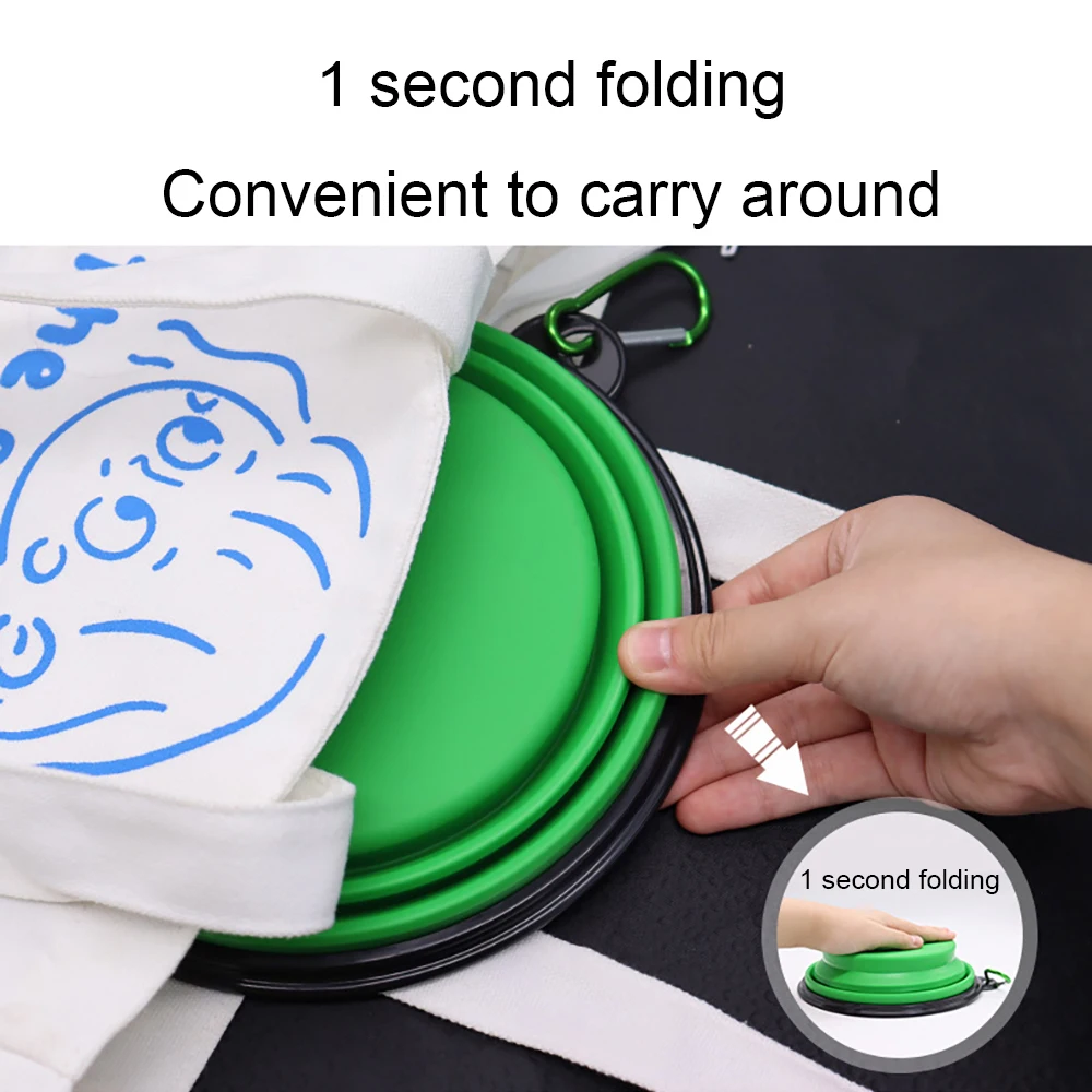 Outdoor Portable Pet Folding Bowl Silicone Dog Feeders with Hanging Hook Cat Dog Bowl Pet Items Dog Food Bowl Mascotas Outdoor Portable Pet Folding Bowl Silicone Dog Feeders with Hanging Hook Cat Dog Bowl Pet Items Dog Food Bowl Mascotas