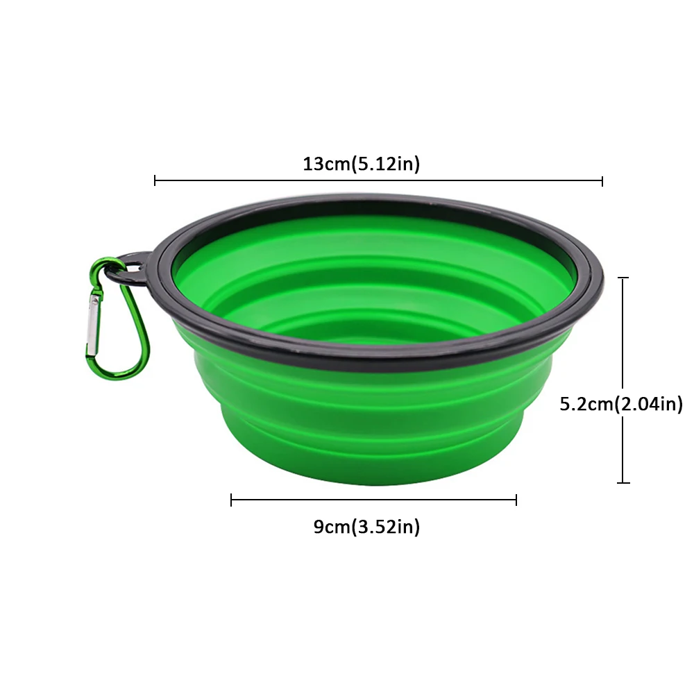 Outdoor Portable Pet Folding Bowl Silicone Dog Feeders with Hanging Hook Cat Dog Bowl Pet Items Dog Food Bowl Mascotas Outdoor Portable Pet Folding Bowl Silicone Dog Feeders with Hanging Hook Cat Dog Bowl Pet Items Dog Food Bowl Mascotas