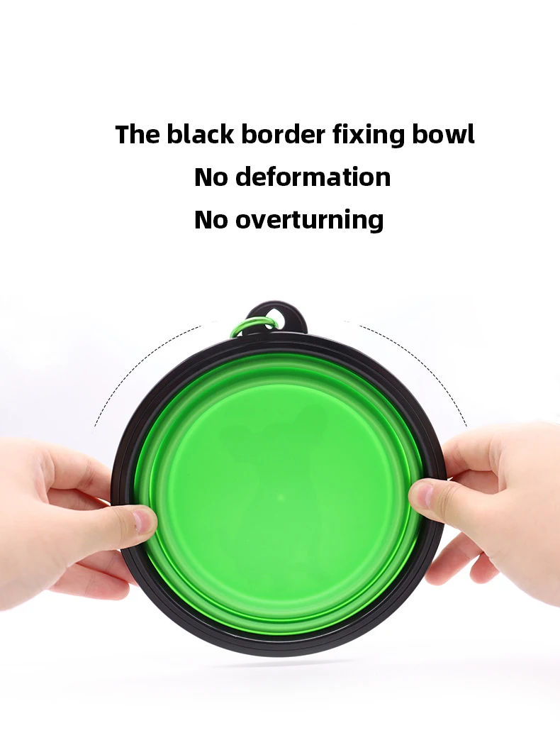 350ML/1000ML Portable Foldable Pet Bowl Dogs Cats Food Water Container for Outdoor Travel Portable Feeding Bowls Pets Prodcuts