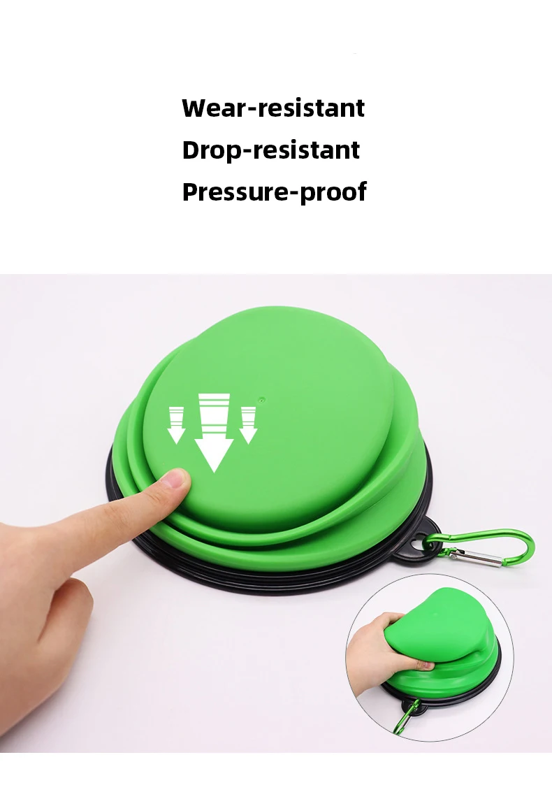 350ML/1000ML Portable Foldable Pet Bowl Dogs Cats Food Water Container for Outdoor Travel Portable Feeding Bowls Pets Prodcuts
