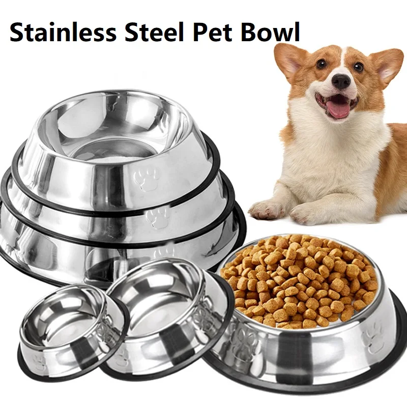 Stainless Steel Dog Bowl Anti-Gulping Slow Feeder Safe Washable Pet Food Water Bowl Small Medium Large Dog Slow Eating Stainless Steel Dog Bowl Anti-Gulping Slow Feeder Safe Washable Pet Food Water Bowl Small Medium Large Dog Slow Eating