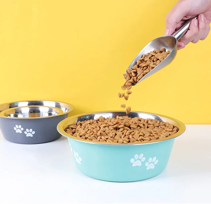 Non-slip Dog Bowls For Small Medium Large Dog Feeder Bowls And Drinkers Stainless Steel Pet Feeders Pets Dogs Accessories Non-slip Dog Bowls For Small Medium Large Dog Feeder Bowls And Drinkers Stainless Steel Pet Feeders Pets Dogs Accessories