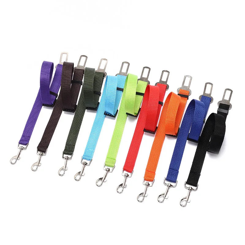 Adjustable Pet Cat Dog Car Seat Belt Pet Seat Vehicle Dog Harness Lead Clip Safety Lever Traction Dog Collars Dogs Accessoires Adjustable Pet Cat Dog Car Seat Belt Pet Seat Vehicle Dog Harness Lead Clip Safety Lever Traction Dog Collars Dogs Accessoires