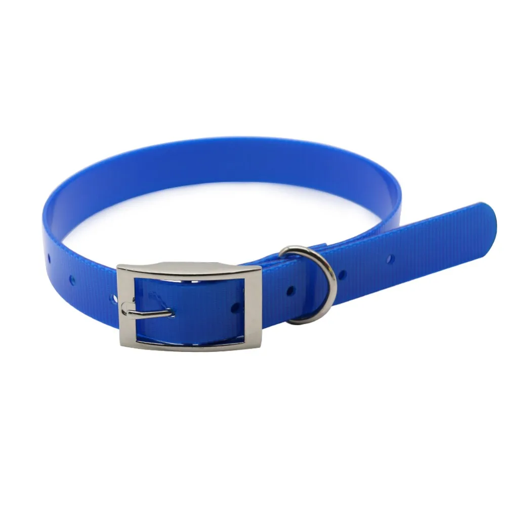 High Quality Large Dog Collar Adjustable TPU Durable Waterproof Pet Dog Collar For Puppy Strap Pure Color Dog Accessories