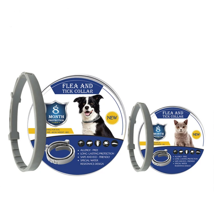 8 Month Flea Tick Collar For Dog Cat Adjustable Collar for Small Medium Large Dogs Pet Accessories Insect Mosquitoes Products