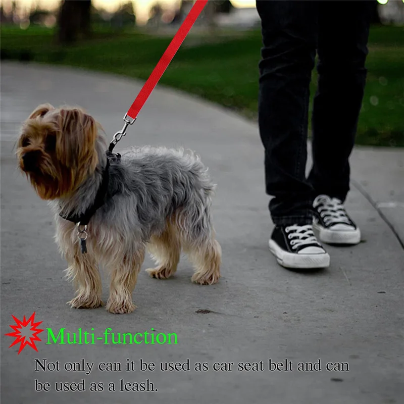 Adjustable Pet Cat Dog Car Seat Belt Pet Seat Vehicle Dog Harness Lead Clip Safety Lever Traction Dog Collars Dogs Accessoires Adjustable Pet Cat Dog Car Seat Belt Pet Seat Vehicle Dog Harness Lead Clip Safety Lever Traction Dog Collars Dogs Accessoires