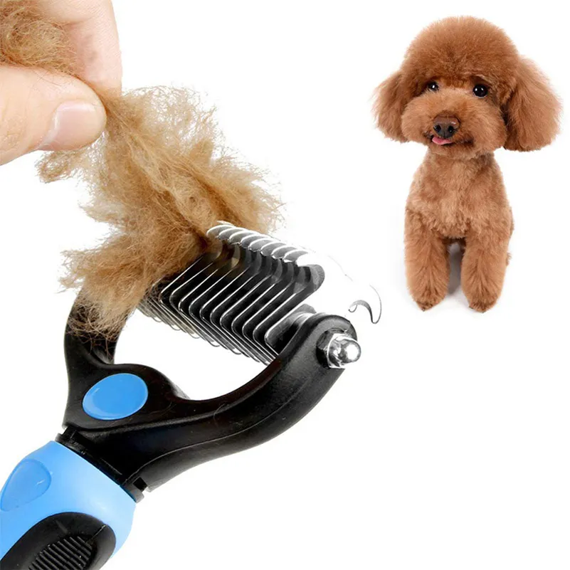 Professional Pet Deshedding Brush Dog Hair Remover Pet Fur Knot Cutter Puppy Cat Comb Brushes Dogs Grooming Shedding Supplies Professional Pet Deshedding Brush Dog Hair Remover Pet Fur Knot Cutter Puppy Cat Comb Brushes Dogs Grooming Shedding Supplies