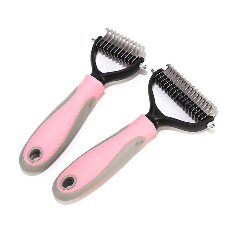 Professional Pet Deshedding Brush Dog Hair Remover Pet Fur Knot Cutter Puppy Cat Comb Brushes Dogs Grooming Shedding Supplies Professional Pet Deshedding Brush Dog Hair Remover Pet Fur Knot Cutter Puppy Cat Comb Brushes Dogs Grooming Shedding Supplies