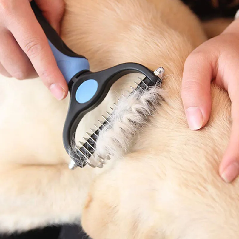 Professional Pet Deshedding Brush Dog Hair Remover Pet Fur Knot Cutter Puppy Cat Comb Brushes Dogs Grooming Shedding Supplies Professional Pet Deshedding Brush Dog Hair Remover Pet Fur Knot Cutter Puppy Cat Comb Brushes Dogs Grooming Shedding Supplies