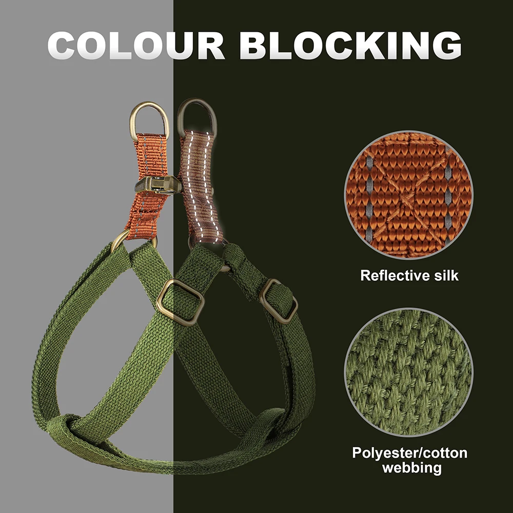 Personalized Dog Harness Soft Nylon Dog Harnesses Reflective Pet Vest Free Custom Harness For Small Medium Dogs Pitbull Bulldog