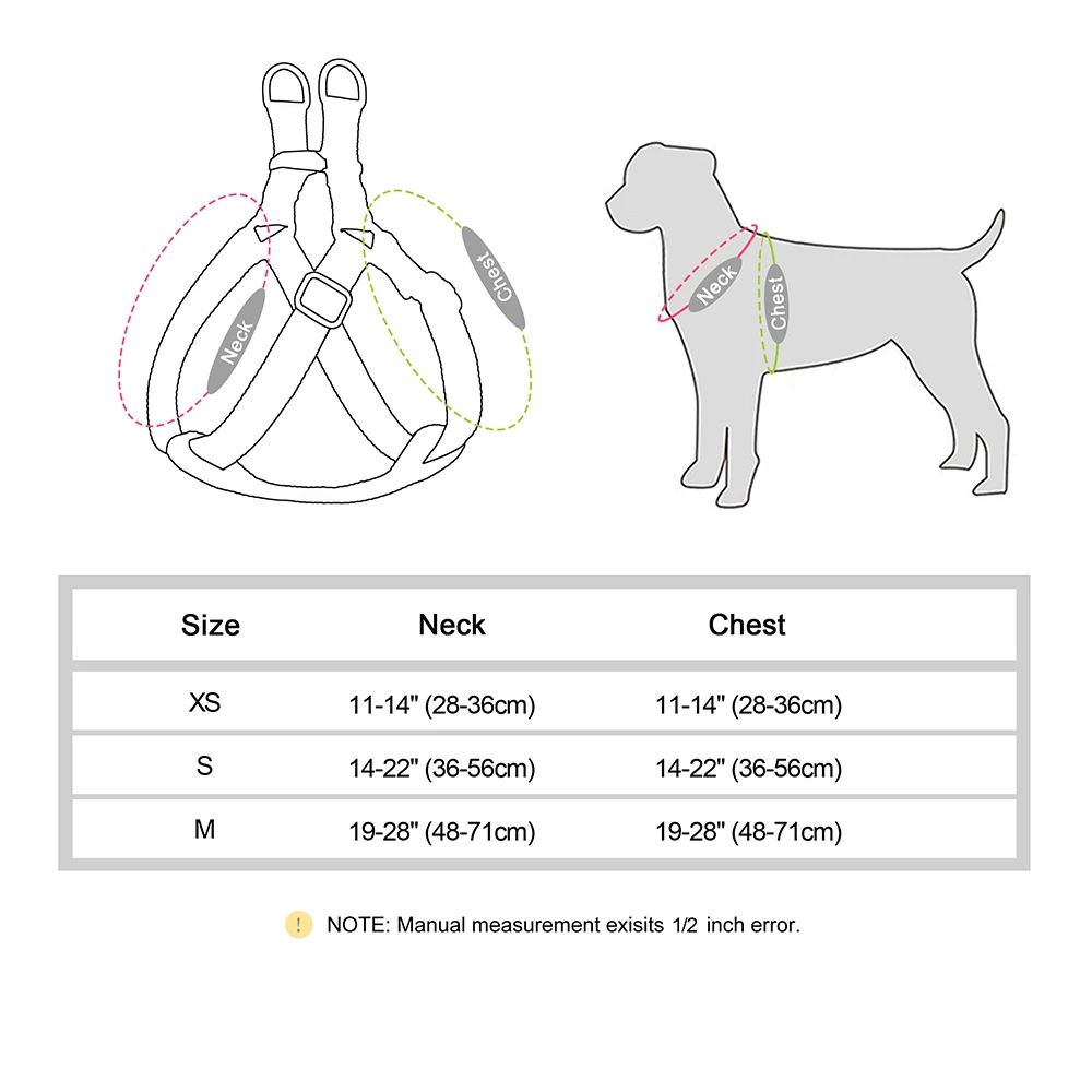 Personalized Dog Harness Soft Nylon Dog Harnesses Reflective Pet Vest Free Custom Harness For Small Medium Dogs Pitbull Bulldog