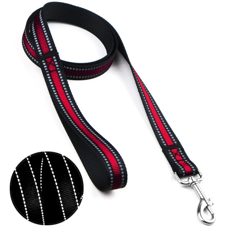 Dog Leash Reflective Dogs Chain Nylon Leashes for Small Dog Walking Puppy Training Ropes Dogs Leashes Puppy Leash Pet Supplies