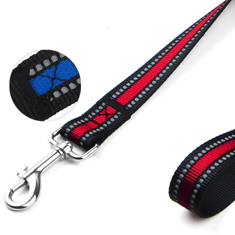 Dog Leash Reflective Dogs Chain Nylon Leashes for Small Dog Walking Puppy Training Ropes Dogs Leashes Puppy Leash Pet Supplies