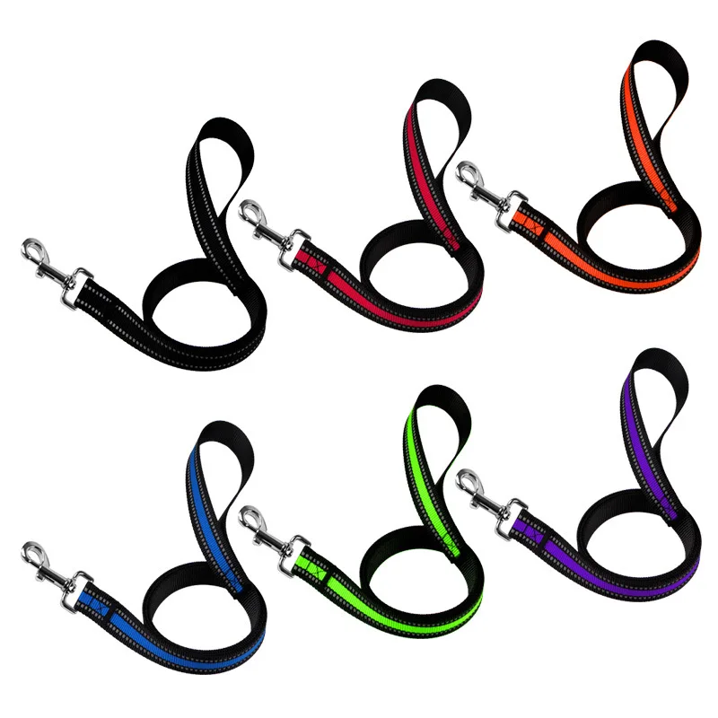 Dog Leash Reflective Dogs Chain Nylon Leashes for Small Dog Walking Puppy Training Ropes Dogs Leashes Puppy Leash Pet Supplies