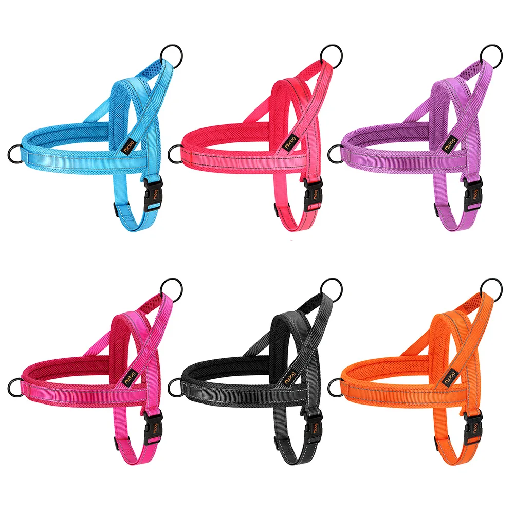 Nylon Dog Harness No Pull Dog Harnesses Vest Soft Padded Pet Walking Vests Harnesses Durable For Small Medium Large Dogs Pug Nylon Dog Harness No Pull Dog Harnesses Vest Soft Padded Pet Walking Vests Harnesses Durable For Small Medium Large Dogs Pug