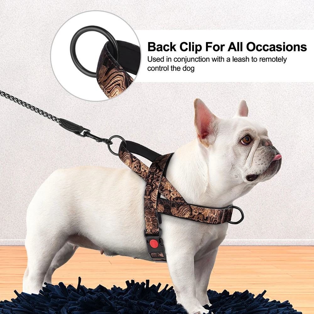 Nylon Dog Harness No Pull Dog Harnesses Vest Soft Padded Pet Walking Vests Harnesses Durable For Small Medium Large Dogs Pug Nylon Dog Harness No Pull Dog Harnesses Vest Soft Padded Pet Walking Vests Harnesses Durable For Small Medium Large Dogs Pug