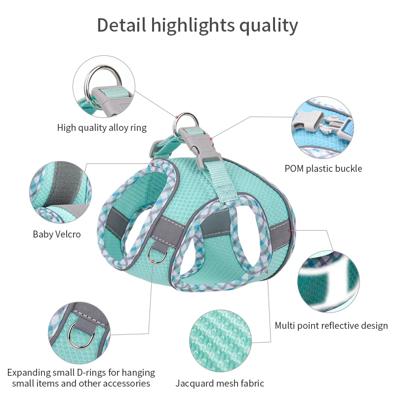 Outdoor Walking Pincher Dog Harness and Leash Set for Small Medium Dogs Chihuahua mascotas Vest Harnesses Pomerian Accessories Outdoor Walking Pincher Dog Harness and Leash Set for Small Medium Dogs Chihuahua mascotas Vest Harnesses Pomerian Accessories