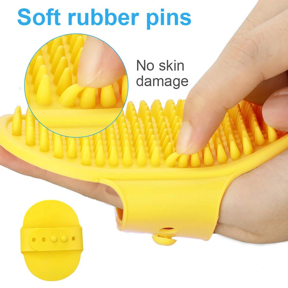 Dog Grooming Brush, Pet Shampoo Bath Brushes with Adjustable Handle for Massage Shedding Long Short Haired Dog Cat Pet Dog Grooming Brush, Pet Shampoo Bath Brushes with Adjustable Handle for Massage Shedding Long Short Haired Dog Cat Pet