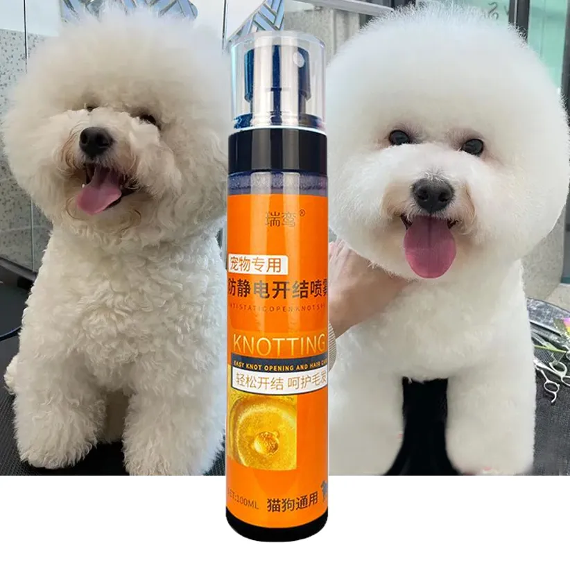 Pet Coat Wash Free Hair Conditioners Spray, Fluffy Smooth, Soft Shiny, Easy Comb Without Knots For Cat dog Hair knotting Tangles Pet Coat Wash Free Hair Conditioners Spray, Fluffy Smooth, Soft Shiny, Easy Comb Without Knots For Cat dog Hair knotting Tangles