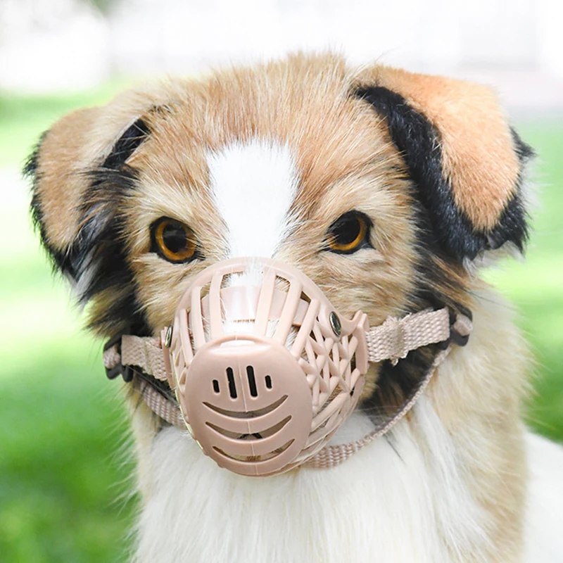 7 Sizes Pet Dog Anti Barking Muzzle for Small Medium Large Dogs Adjustable Mouth Mask Anti-Biting Training Toys Pets Accessories