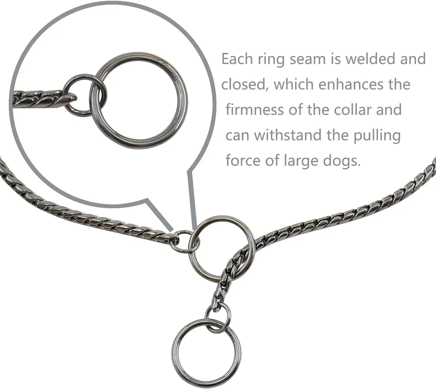 Gold Black Silver Dog Chain Collar Choke Pet Training Snake Collar with Heavy Links Plated Copper Pet Show Slip Collar for Dogs Gold Black Silver Dog Chain Collar Choke Pet Training Snake Collar with Heavy Links Plated Copper Pet Show Slip Collar for Dogs