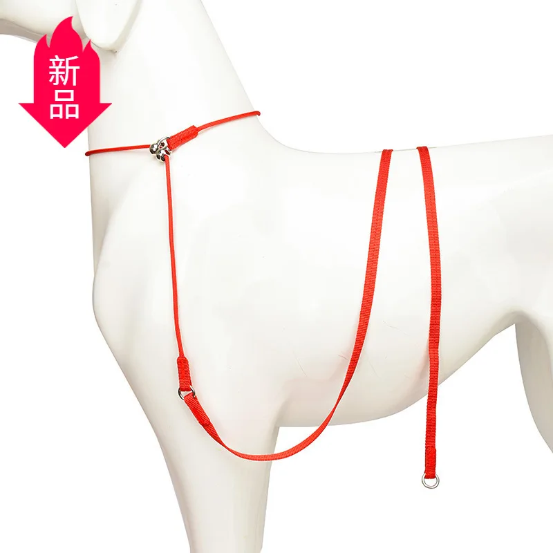 PET Dog Choke Collar Handmade of Strong Cord Waterproof Choker for K9 Training Agitation Bite Work Obedience Pet Leads Supplies