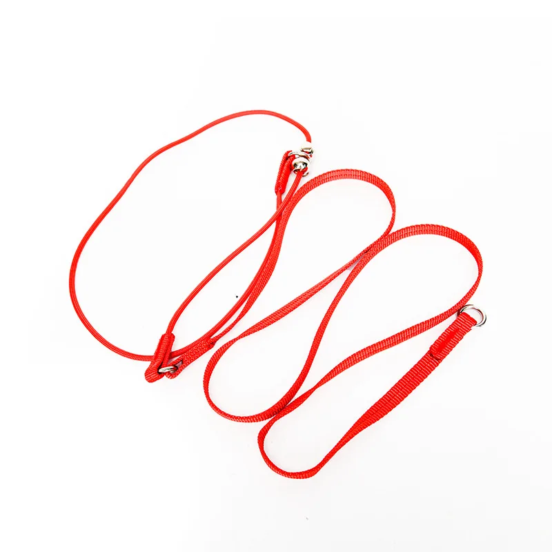 PET Dog Choke Collar Handmade of Strong Cord Waterproof Choker for K9 Training Agitation Bite Work Obedience Pet Leads Supplies