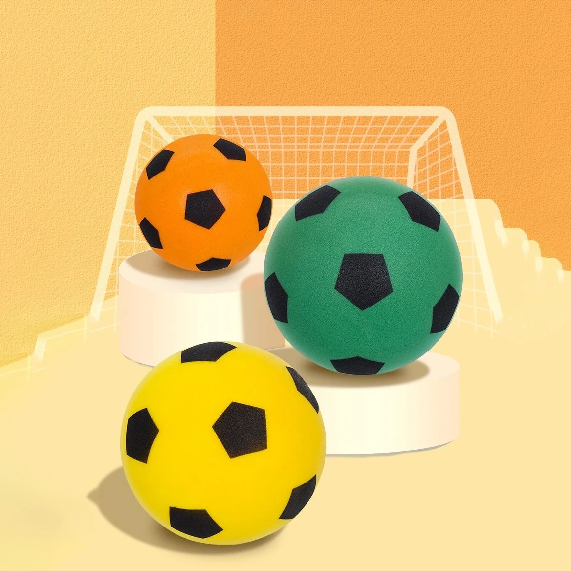 Silent Soccer Ball Size 5 Indoor Silent Foam Football Size 3 Mute Bouncing Ball Air Bounce Silent Basketball Ball Silent Ball