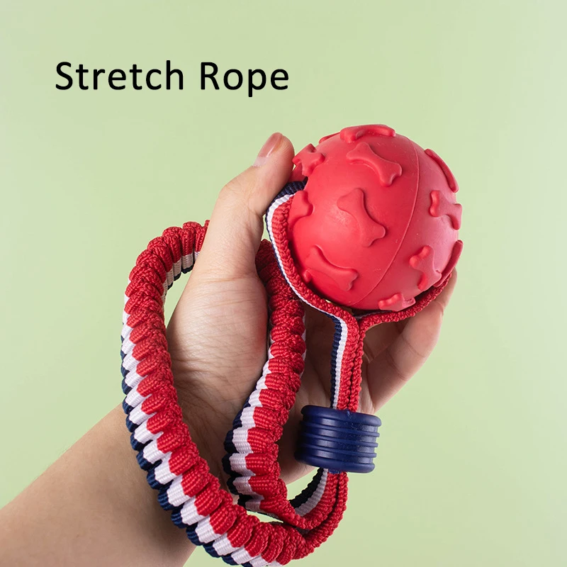 Durable Dog Chew Toys, Knot Cotton Rope Dog Toys With TPR Balls For Small Medium Large Dog