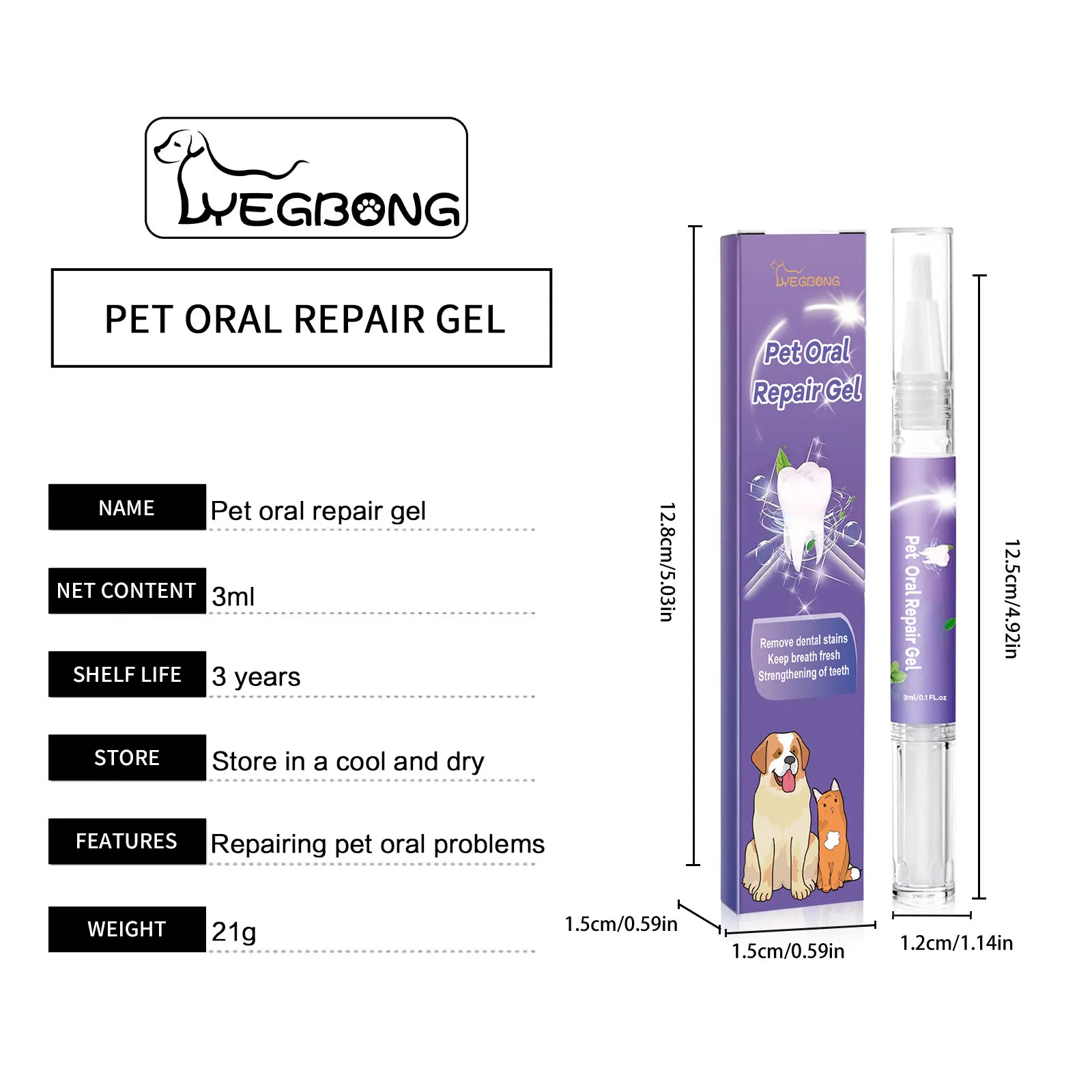 Pet Teeth Cleaner Pen Prevent Calculus Cat Mouth Fresh Teeth Stains Tartar Removal Kitten Bad Breath Oral Cleaning Dog Deodorant