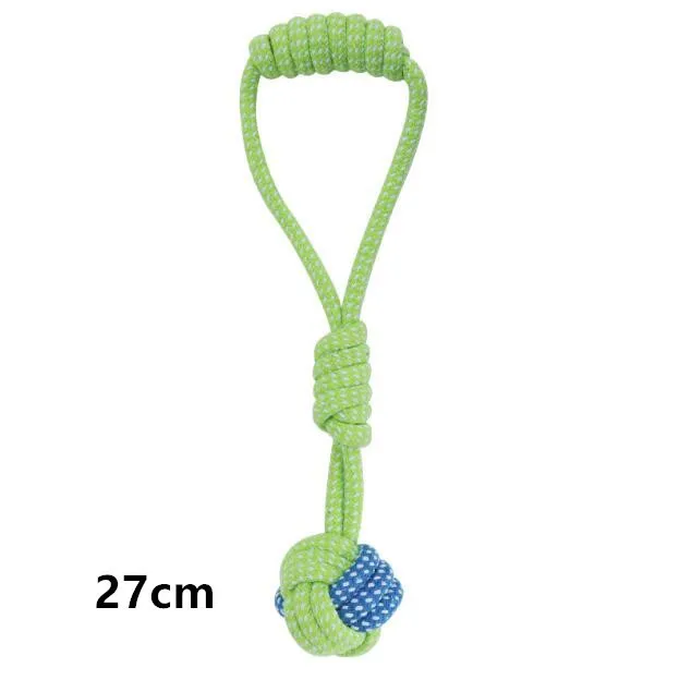7PCS/PACK Dog Toys for Large Small Dogs Toy Interactive Cotton Rope Dog Toys Ball for Dogs Accessories Toothbrush Chew Puppy Toy