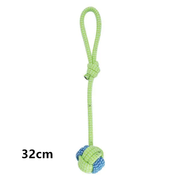 7PCS/PACK Dog Toys for Large Small Dogs Toy Interactive Cotton Rope Dog Toys Ball for Dogs Accessories Toothbrush Chew Puppy Toy